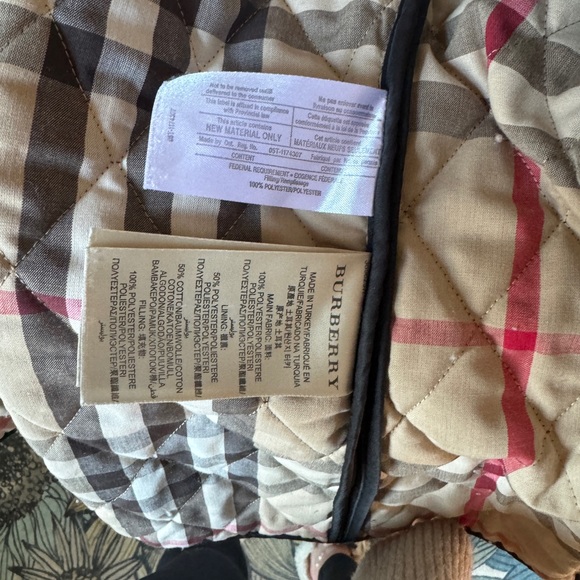 Burberry Quilted Jacket Nova Check - Picture 6 of 7